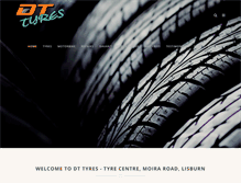 Tablet Screenshot of dt-tyres-lisburn.co.uk